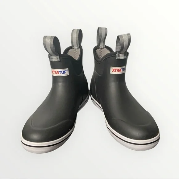 XTRATUF Women’s Ankle Deck Boots – Black – Size 5 US – New Without Tags - Picture 1 of 4